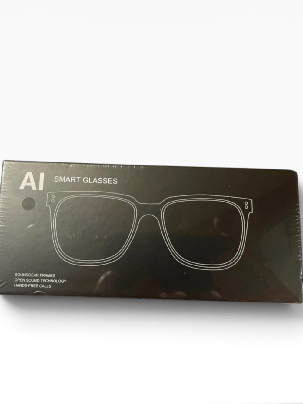 Smart AI Glasses in Black